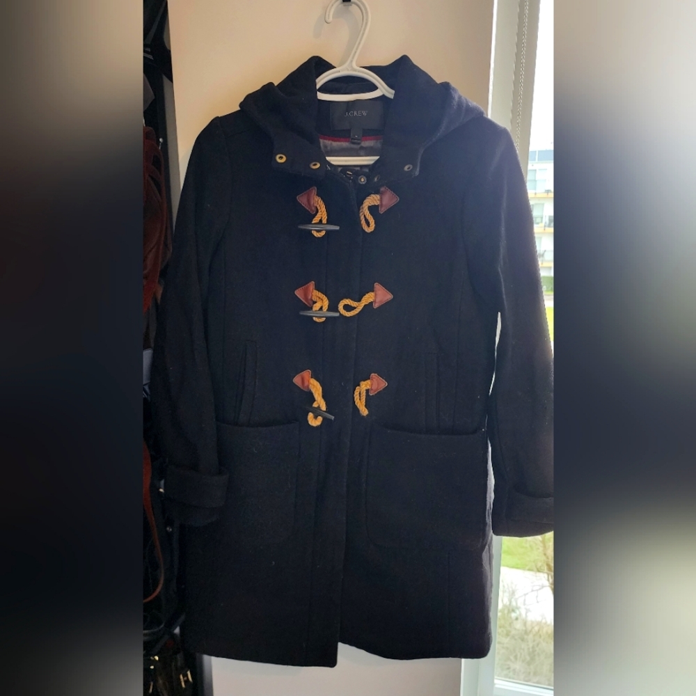 J Crew Toggle wool coat